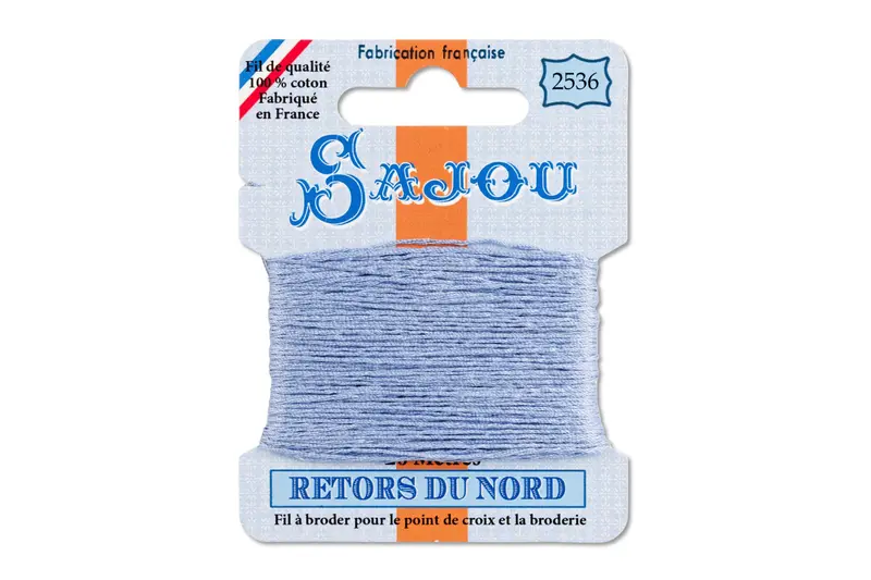 Retors Du Nord Embroidery Floss #2536 – Nattier Blue 1