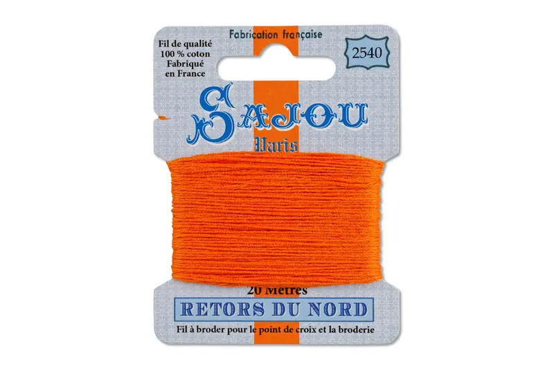 Retors Du Nord Embroidery Floss #2540 – Mandarin Orange 1