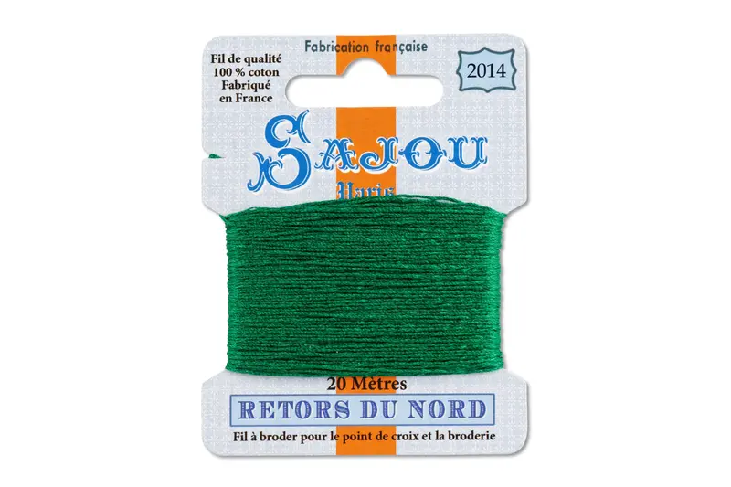 Retors Du Nord Grass Green Embroidery Floss #2014 1