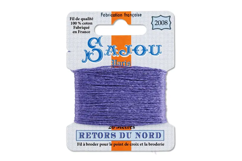 Retors Du Nord Lupin Purple Embroidery Floss #2008 1