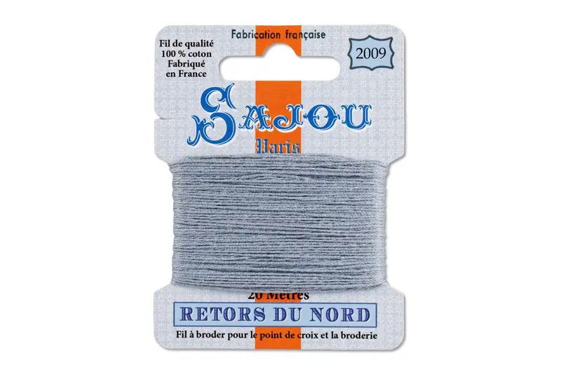 Retors Du Nord Mist Gray Embroidery Thread #2009 1