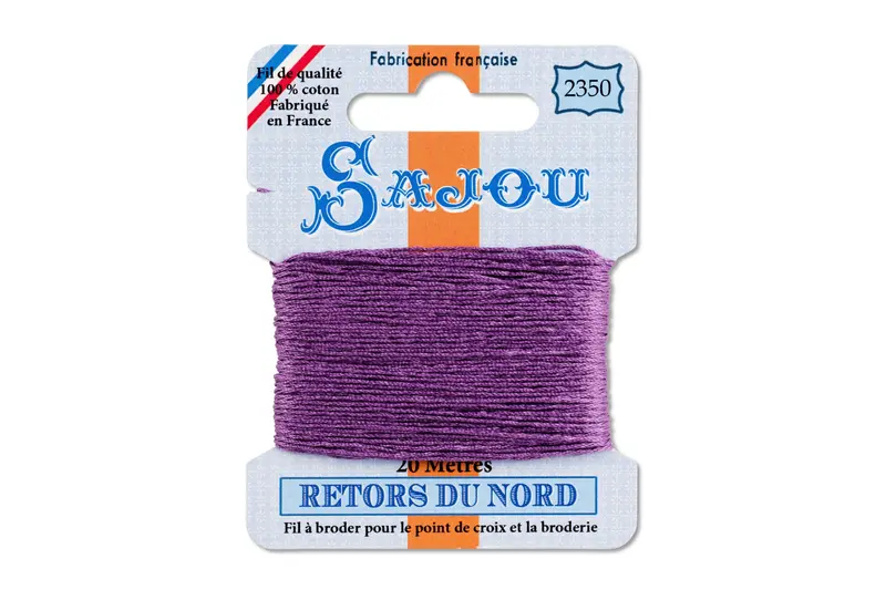 Retors Du Nord Purple Embroidery Floss #2350 1