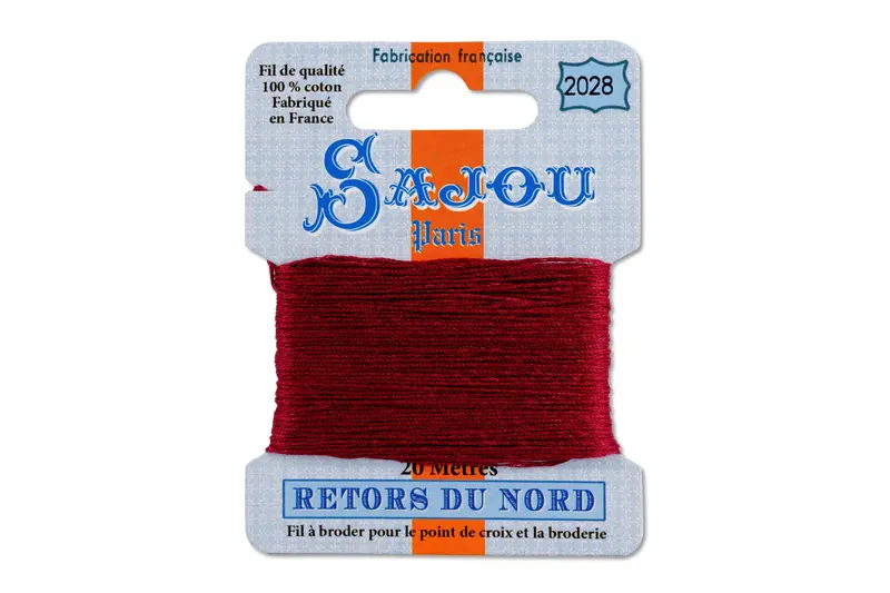 Retors Du Nord Rust Embroidery Thread #2028 1