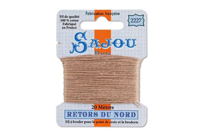 Retors Du Nord Sand-Tone Embroidery Floss #2227 1