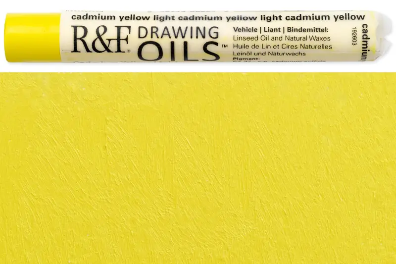 R&F Drawing Oil Paint – Cadmium Yellow Light #3106 1