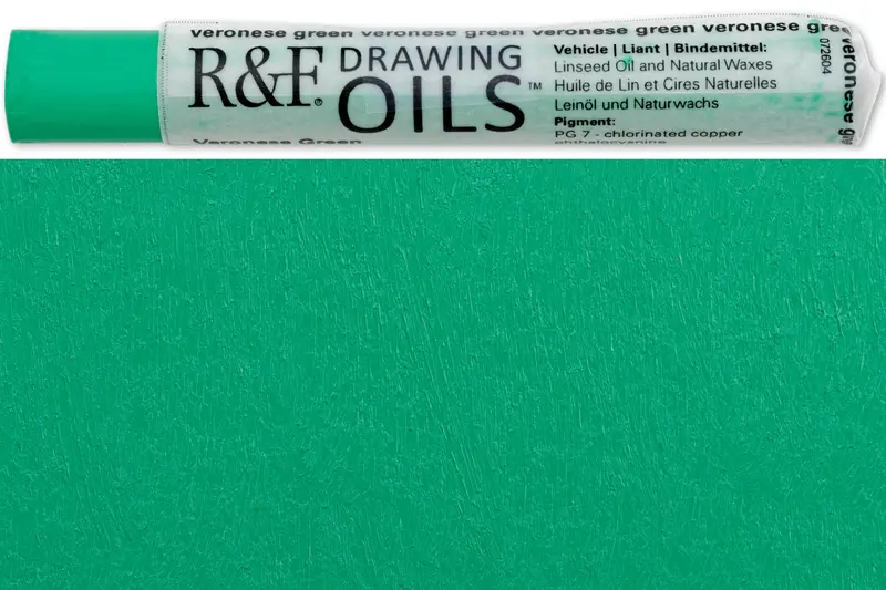 R&F Drawing Oil Paint – Veronese Green #3137 1