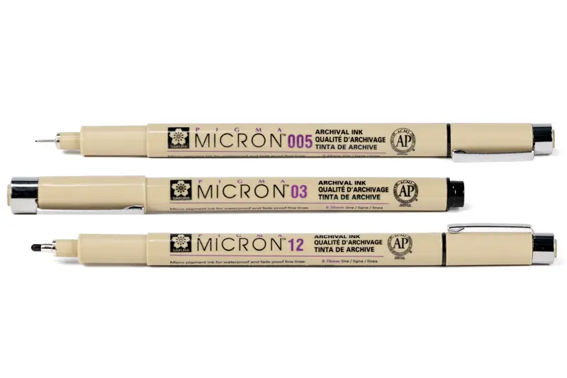 Sakura Pigma Micron Fine-Line Archival Drawing Pens 1