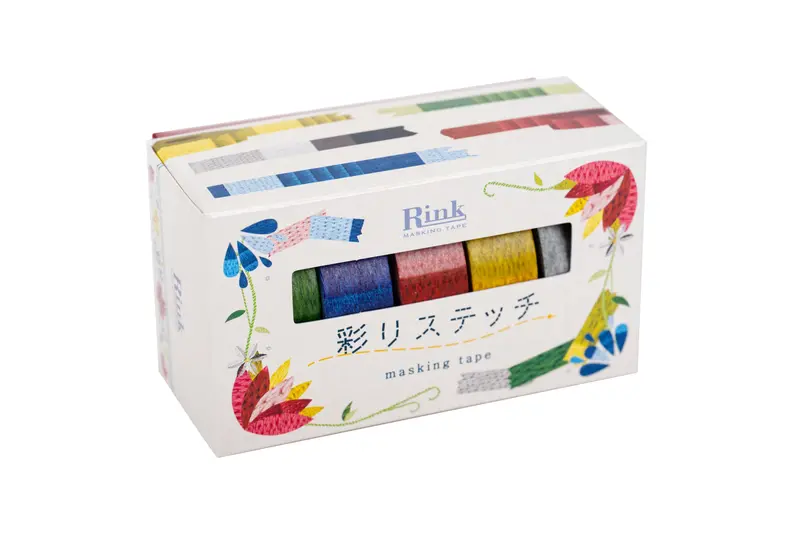 Scandi-Inspired Stitch Pattern Washi Tape Collection 1