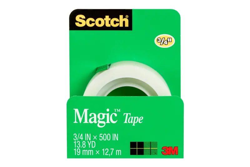 Scotch Magic Tape – 3/4" X 500", Invisible Adhesive Roll 1