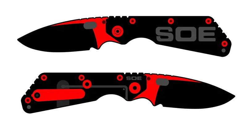 Soe/Strider Tactical Knife Challenge Coin 1