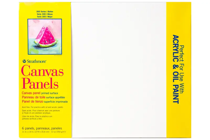 Strathmore 300 Series Canvas Panel Pack 4
