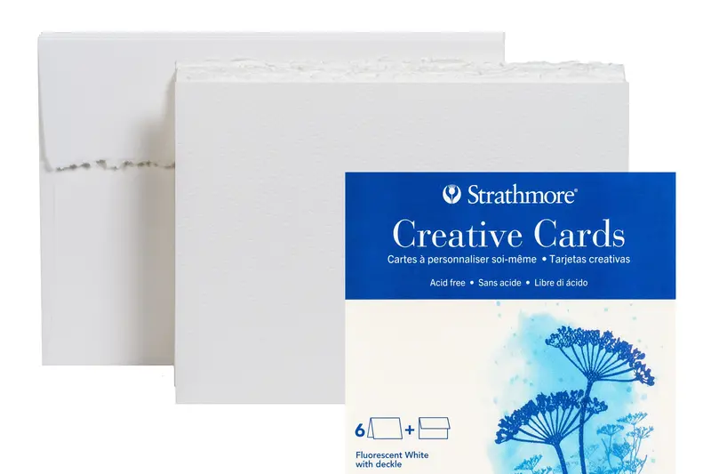 Strathmore Bright White Announcement Cards – Premium Creative Cardstock 1