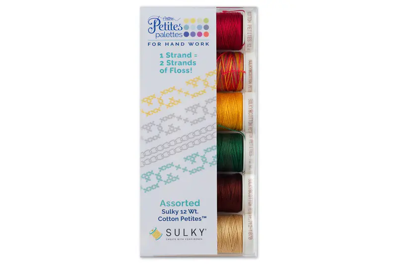 Sulky Cotton Petites Embroidery Floss — Autumn Color Collection (6 Skeins) 1