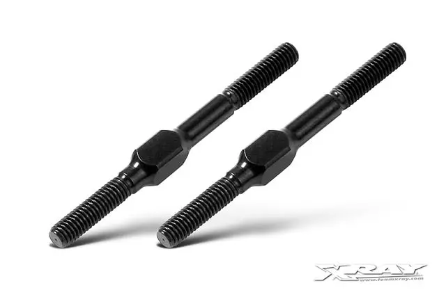 Swiss 7075-T6 Aluminum Adjustable M3 Turnbuckle – 39 Mm L/R Pair 1