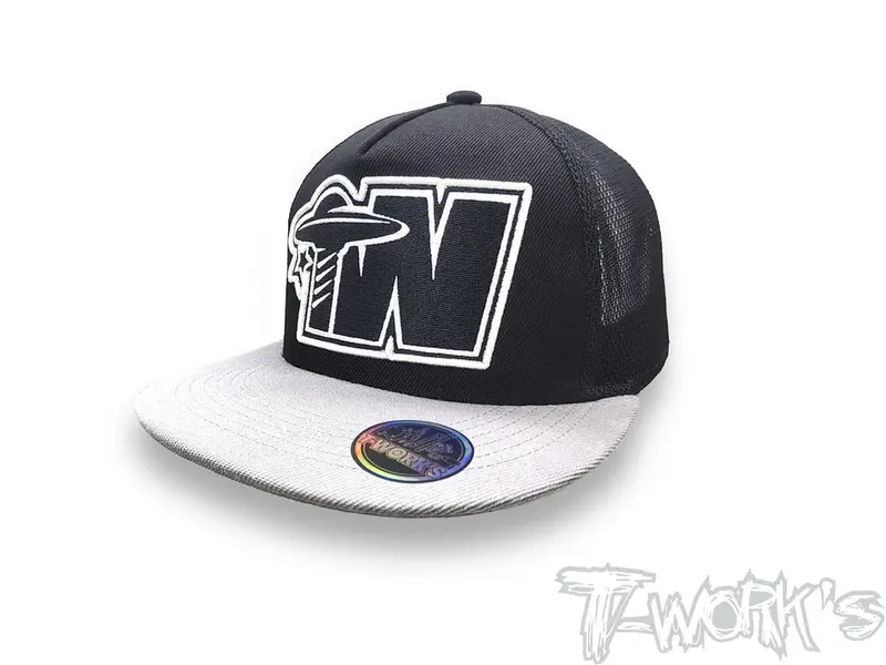 T-Works Flat-Bill Trucker Hat – Official Team Racing Cap 1