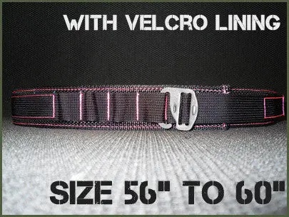 Tactical Low-Profile Edc Belt With Velcro Lining – 56–60 Inch 1