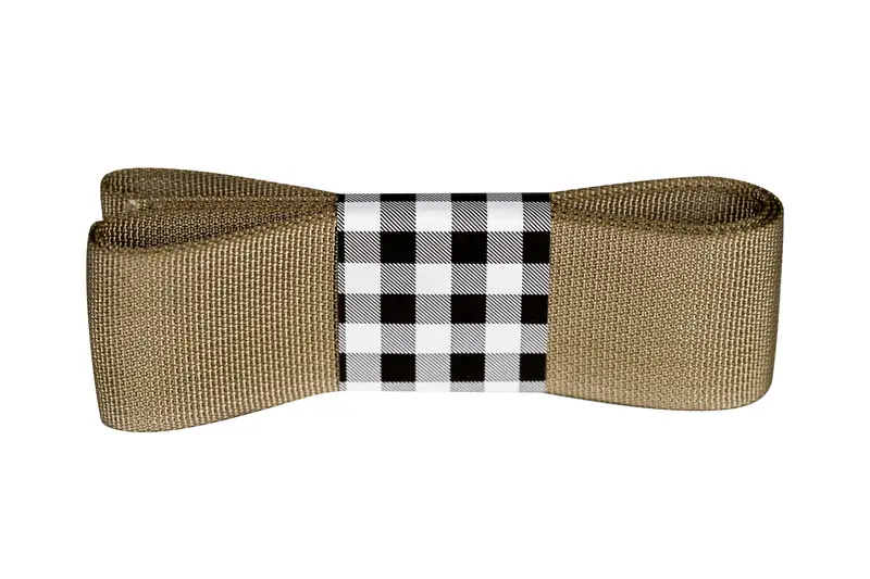 Tan 1.5" Nylon Webbing — Sold By The Yard 1
