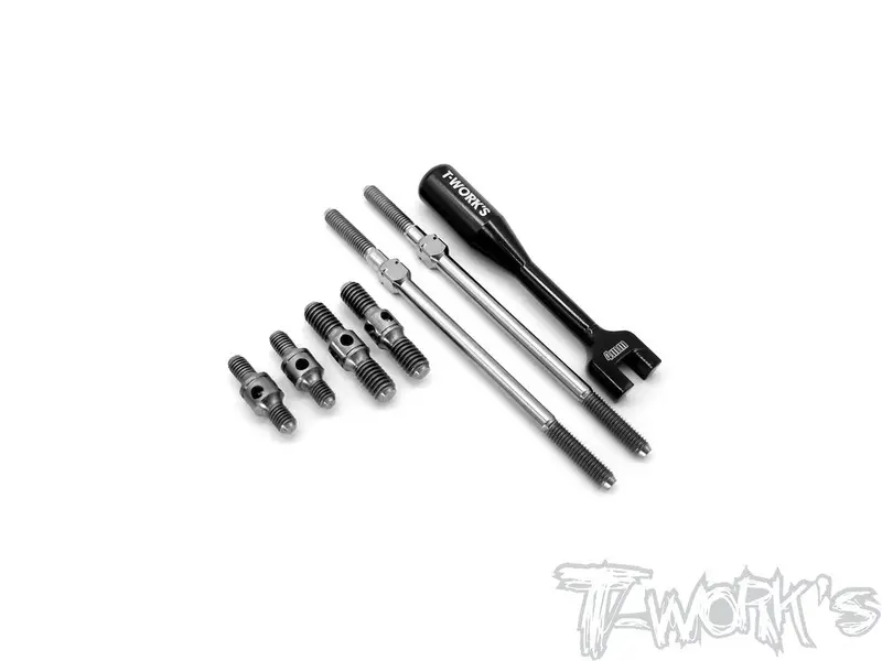 Tb-233 64-Titanium Turnbuckle Kit – Tuning Set For Infinity If18-2 Rc Platform 1