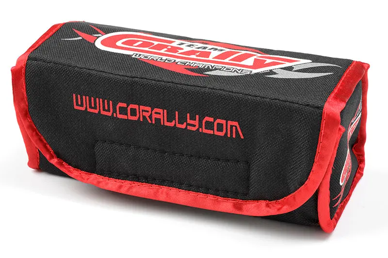 Team Corally Lipo Safety Bag – Dual Compartment For Two 2S Hard-Case Batteries 1