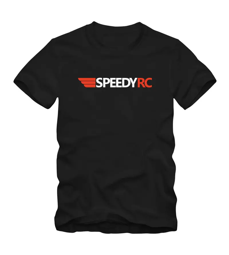 Team Speedy Rc Official Season Black Cotton T-Shirt 1