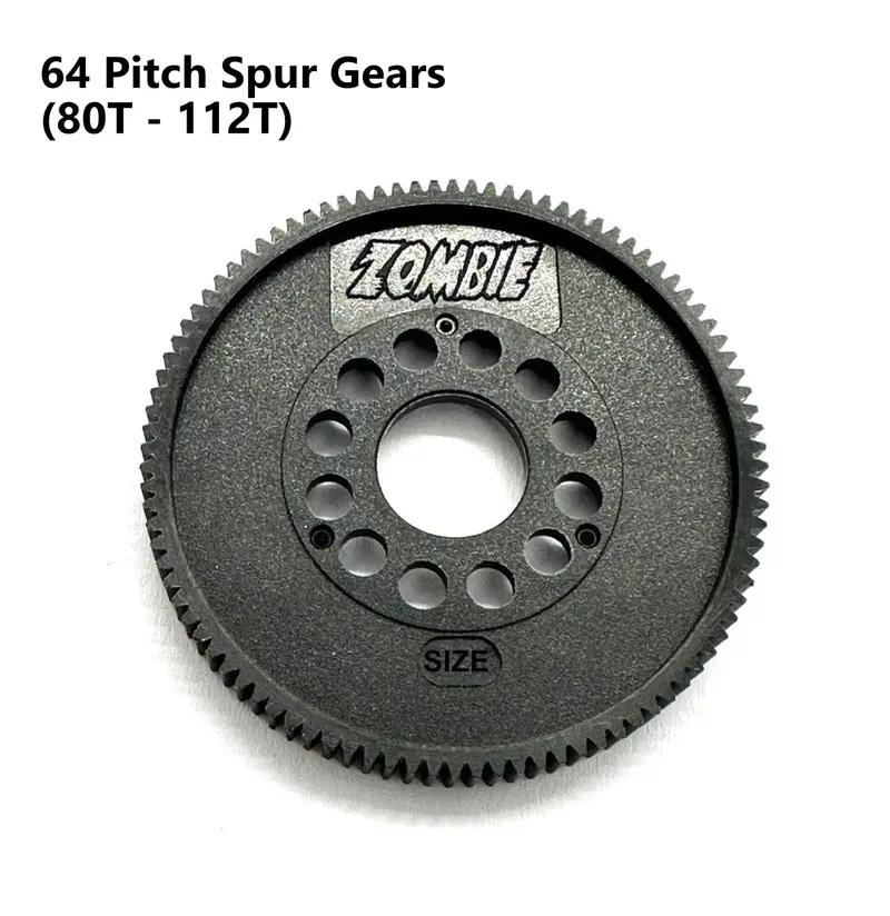 Team Zombie 64-Pitch Spur Gears – Heavy-Duty Range (80T To 112T) 1