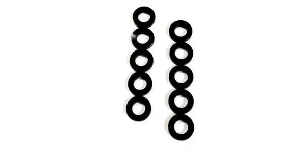 Team Zombie High-Tolerance Alloy Shim Set – 3×6Mm Precision Washers 1