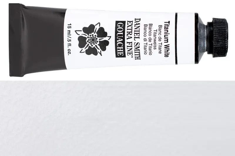 Titanium White Gouache – Pure, Opaque Extra-Fine Artist-Grade Paint 1