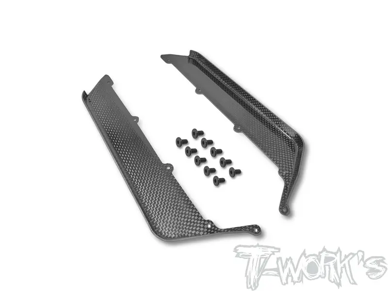 To-338-B4.1 Graphite Side Guards For Team Associated Rc8 B4.1 Chassis 1