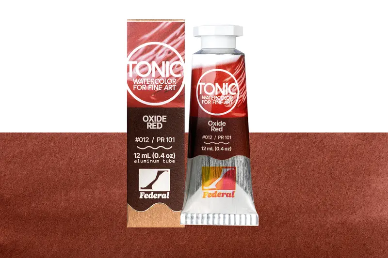 Tonic Oxide Red Watercolor Tube – 12 Ml, #012 1