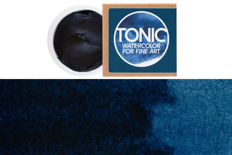 Tonic Porcelain Watercolor Pan – #220 Prussian Blue 1