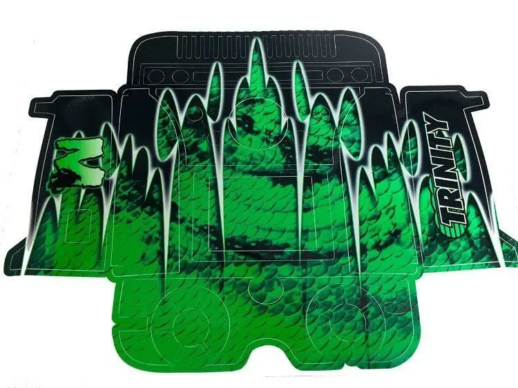 Trinity Monster Vinyl Wrap Kit – Custom Fit For Icharger 406Duo And 308Duo 1