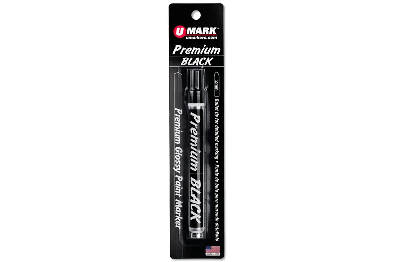 U-Mark Black Premium Paint Marker – Jet-Black Precision Marker 1