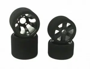 Ulti 1:12 On-Road Front X-Hard Asphalt Tires – J-Series, 2-Pack 1