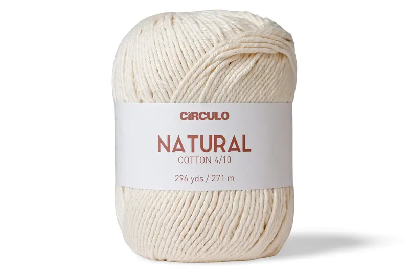 Undyed Circulo Natural Cotton 4/10 Yarn 1
