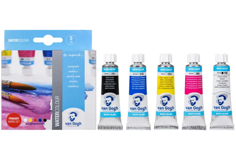 Van Gogh Student Watercolor Starter Set – 5 X 10 Ml Tubes 1