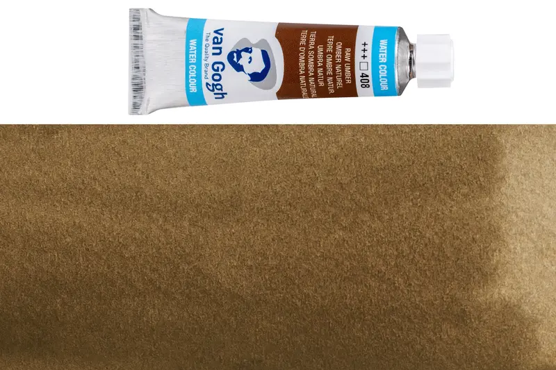 Van Gogh Watercolor — Raw Umber (#408), 10 Ml Tube 1