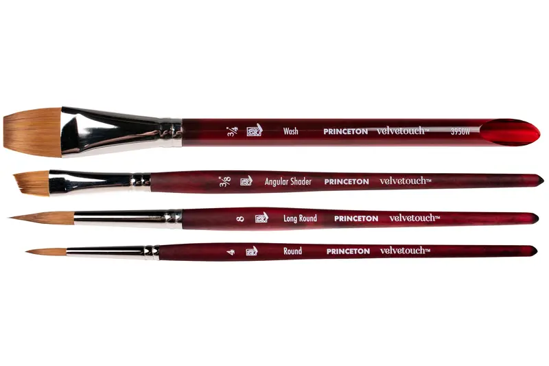 Velvetouch Fine-Tip Watercolor Brush Set For Artists 1