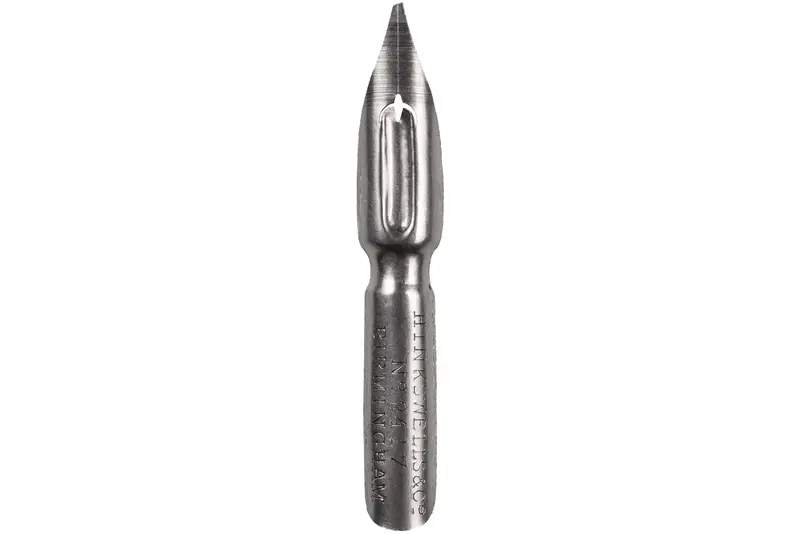 Vintage Hinks, Wells & Co. #2417 Dip Pen Nib 1