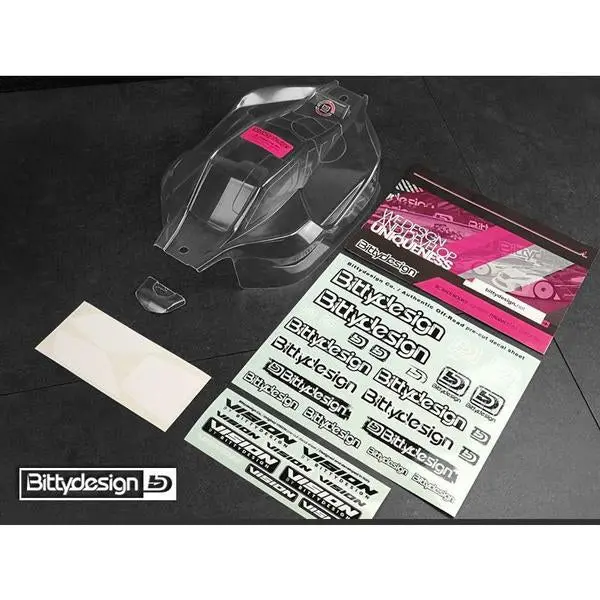 Vision Pre-Cut Body For Hot Bodies E819Rs – Polycarbonate Shell (Vis-Hbe819) 1