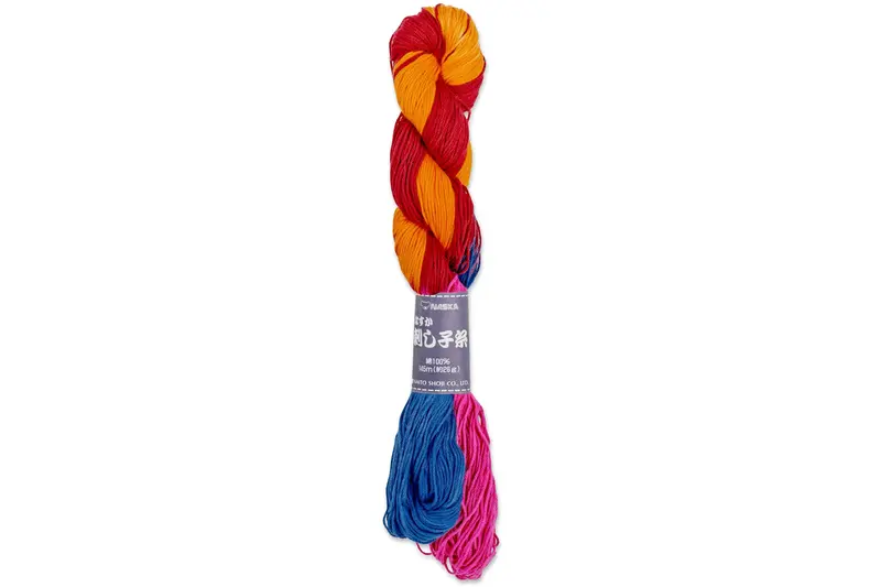 Xl Hand-Dyed Sashiko Skein – Bonfire Tone #207 1
