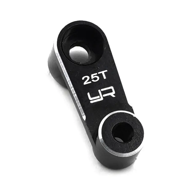Yeah Racing 25-Tooth Black Aluminum Servo Horn – 15.5Mm Shaft, Compatible With B6 Series (Ya-0689Bk) 1
