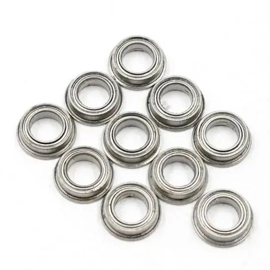 Yeah Racing 5×10×4Mm Flanged Bearing Set – 10-Piece Precision Rc Component 1