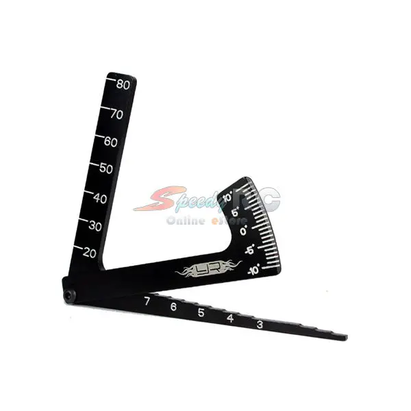 Yeah Racing Triple-Function Camber Gauge – Black, Compatible With 1:8 & 1:10 On-Road Cars (Yt-0056Bk) 1