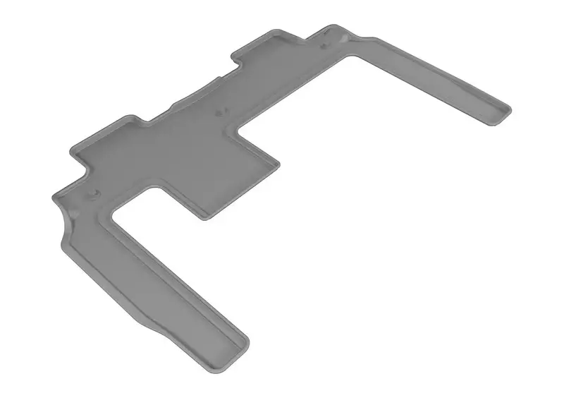 3D Maxpider Kagu Gray Floor Mat – Second-Row Rear, Single Piece 1
