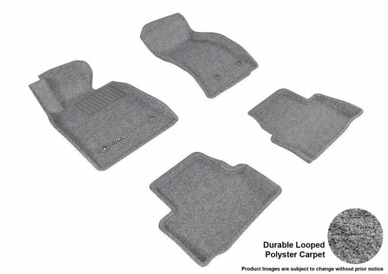 3D Maxpider L1Cd00602201 Classic Series Floor Mats – Gray, 4-Piece Set (Front + Rear) 1
