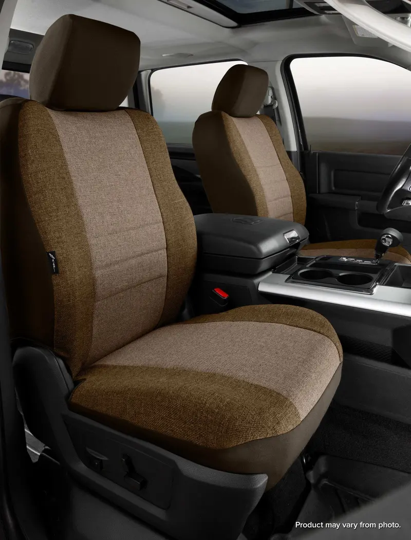 Fia Oe39-44 Taupe Oe30 Series Tweed Front Seat Covers – Custom Tailored Fit 1