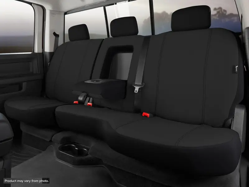 Fia Sp80 Series Black Rear Seat Protector – Custom-Fit Poly-Cotton Cover (Model Sp82-24) 1