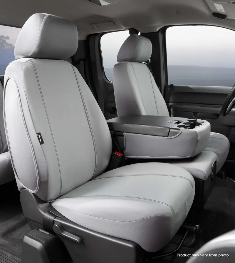 Fia Sp80 Series Gray Seat Protector – Poly-Cotton Custom-Fit Front Cover (Model Sp89-40) 1