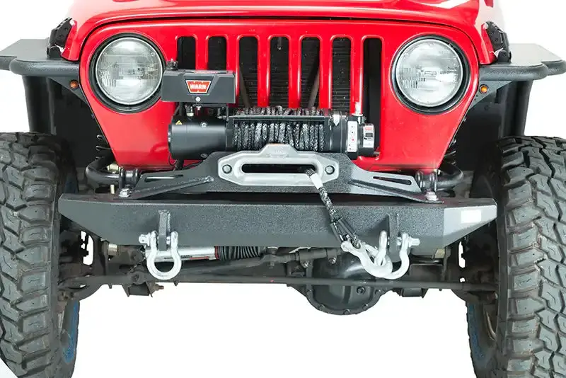 Fishbone Off-Road Piranha Series Steel Front Bumper For 1997–2006 Jeep Tj Wrangler & Unlimited Rubicon – Textured Black Powder Coat (Fb22049) 1