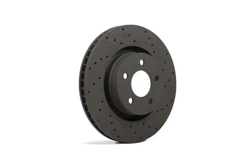 Hawk Performance Htc4449 Talon Cross-Drilled & Slotted Brake Rotors 1